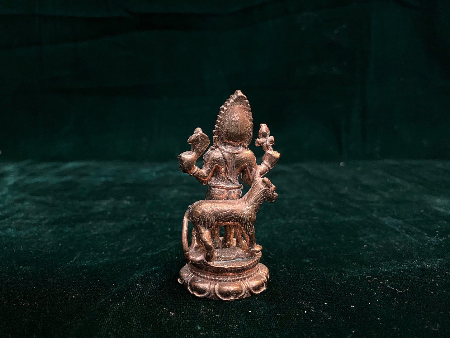 Prasiddh copper idols present copper idol of kalabairava swamy / Kala Bhairava / kaalabhairavar