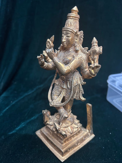 Prasiddh copper idols present copper idol of chaturbuja venugopala krishna