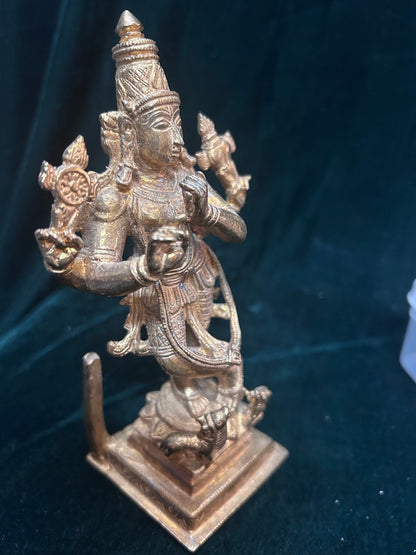 Prasiddh copper idols present copper idol of chaturbuja venugopala krishna