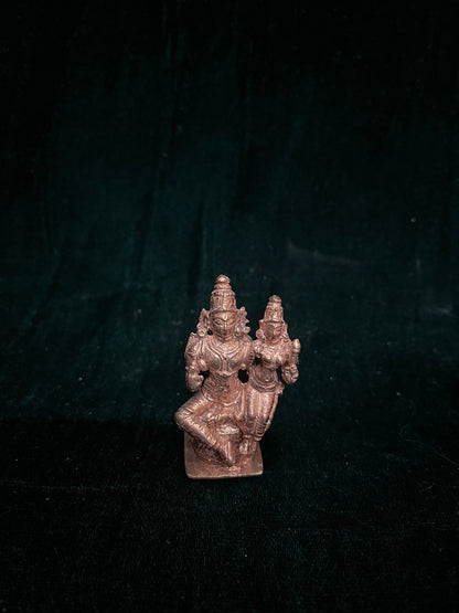 Prasiddh copper idol present copper idol of pattabi rama sita