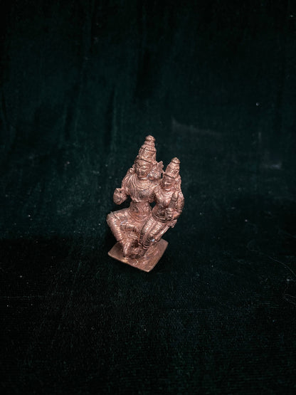 Prasiddh copper idol present copper idol of pattabi rama sita