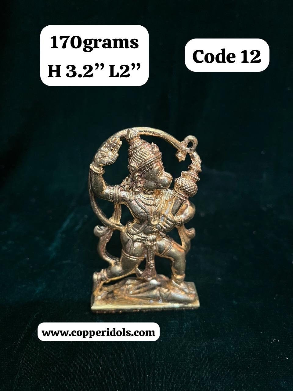 Panchaloha cast Hanuman idol , anjaneya swamy