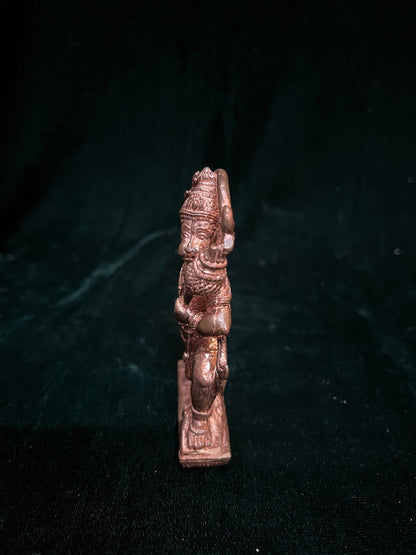 Copper cast Hanuman idol , anjaneya swamy