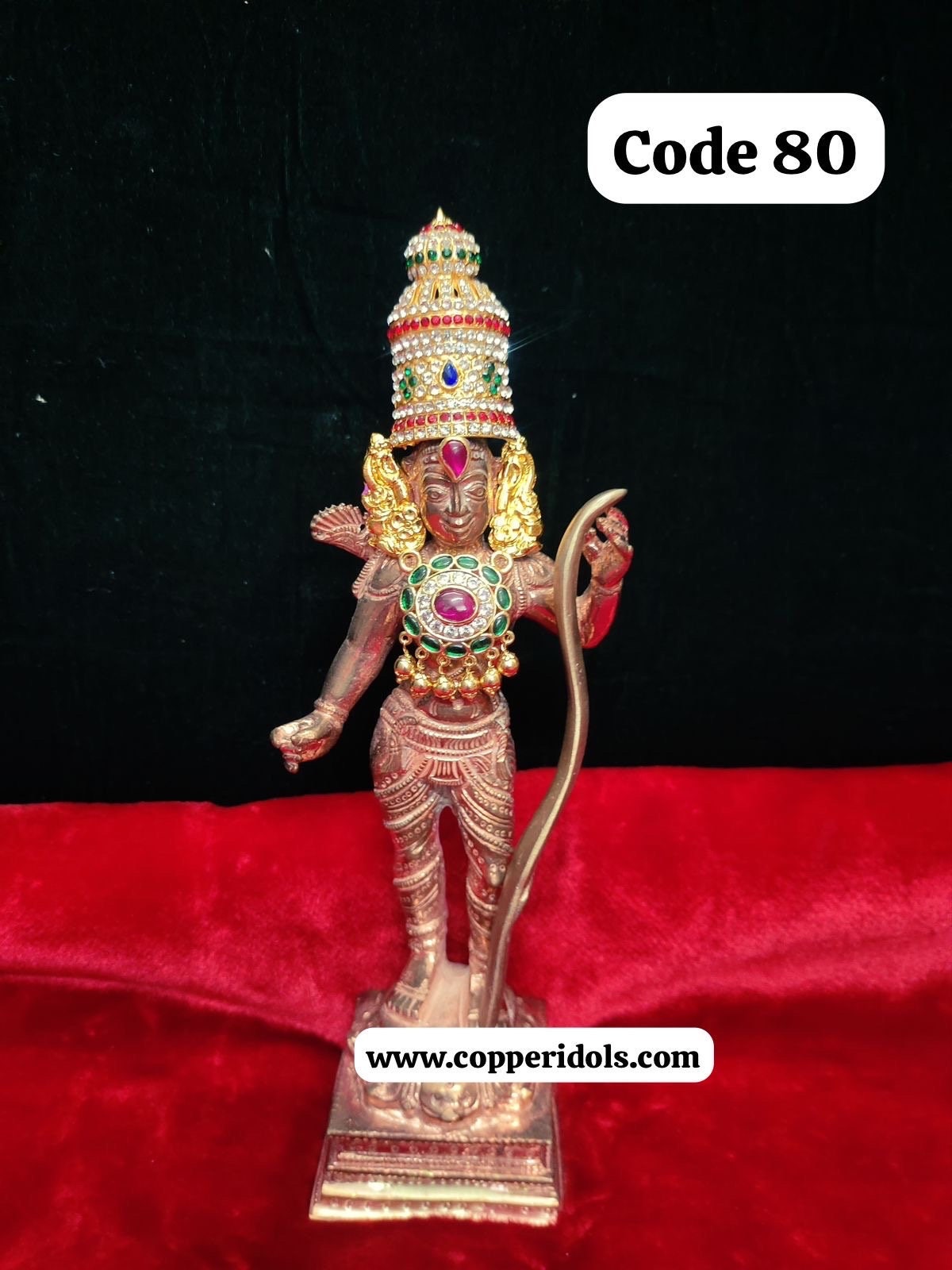 Prasiddh copper idols presents Copper idol of rama idol