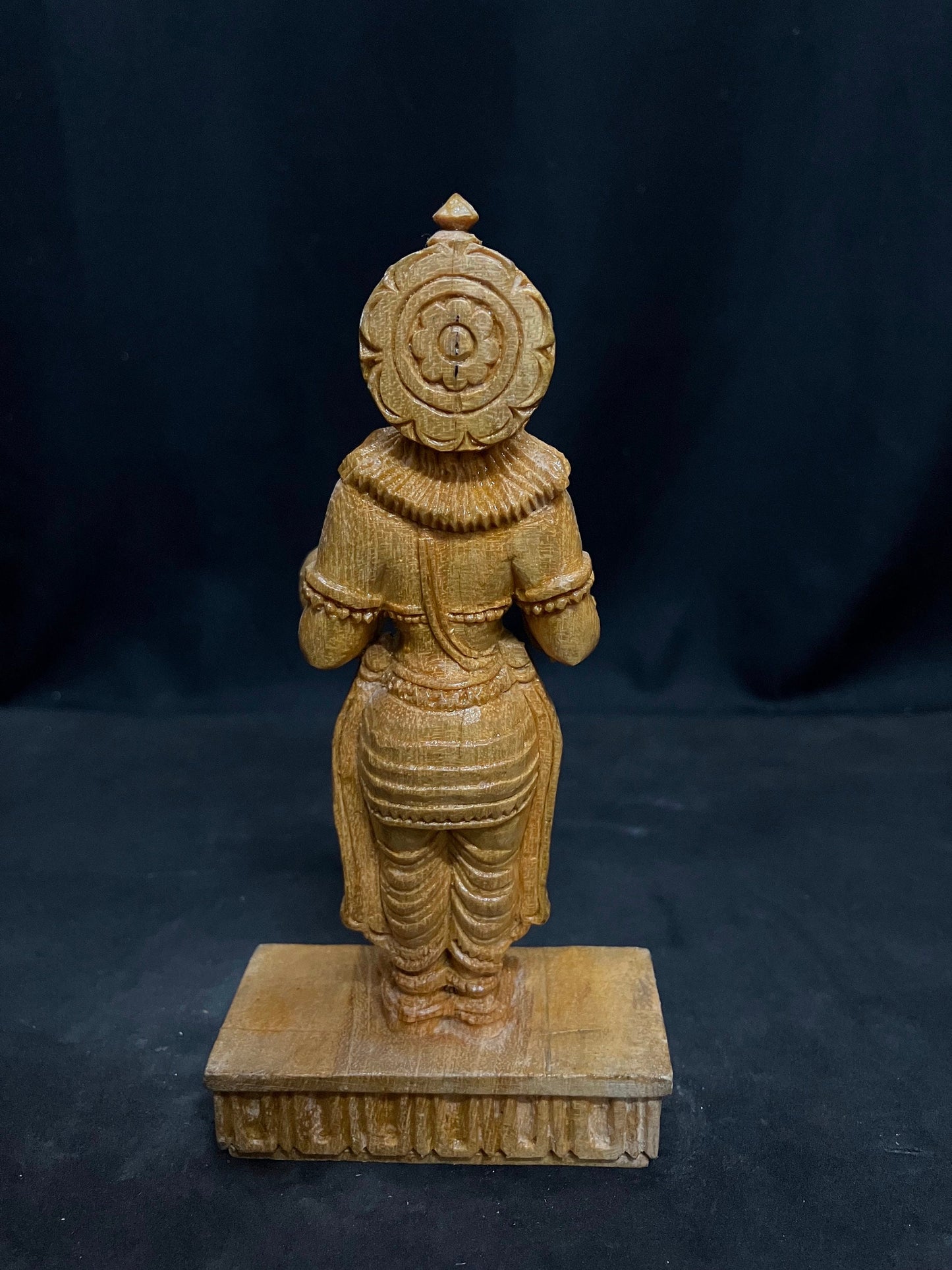 White teak made Kalki bhagwan idol