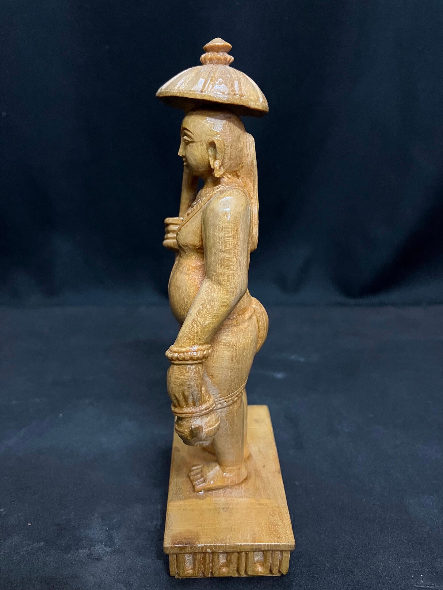 white teak made trivikrama vamana idol