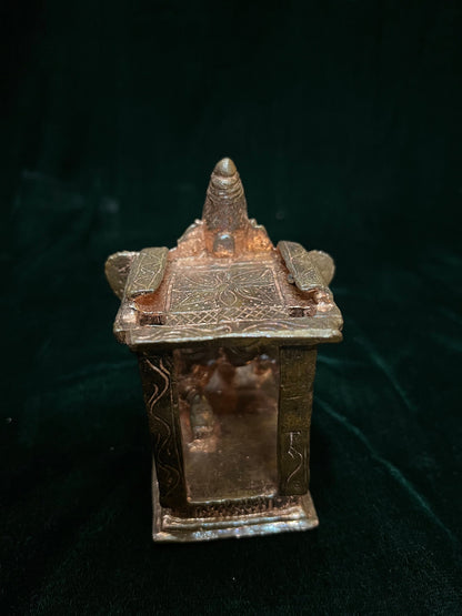 Copper made garuda vahanam