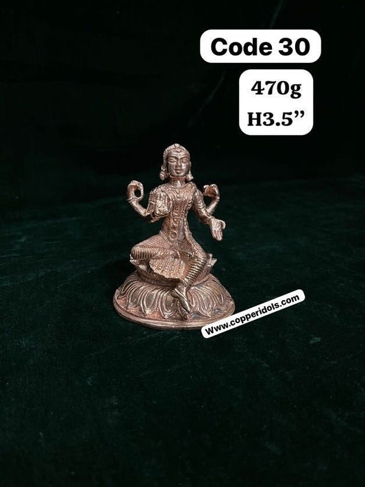 copper casted idol of balatripura sundari / balambika