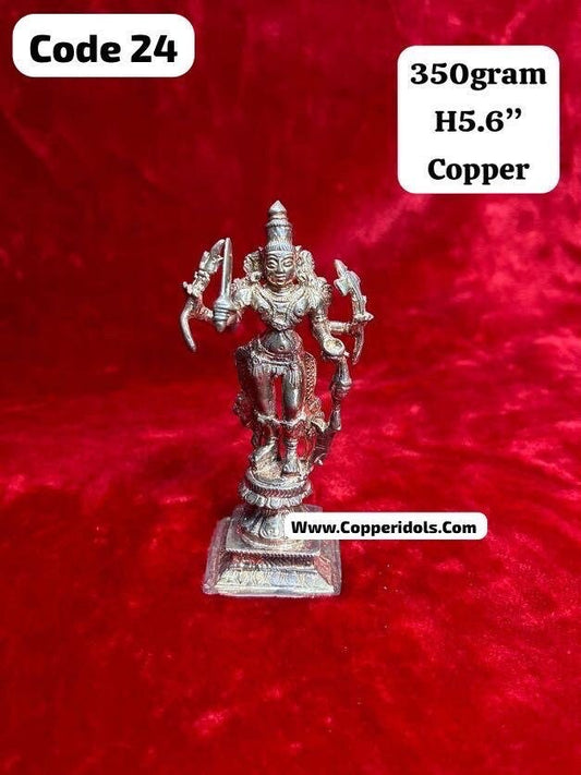 copper casted idol of Kalabhairava