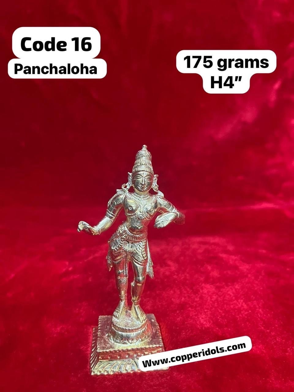 panchaloha casted idol of rajagopala swamy