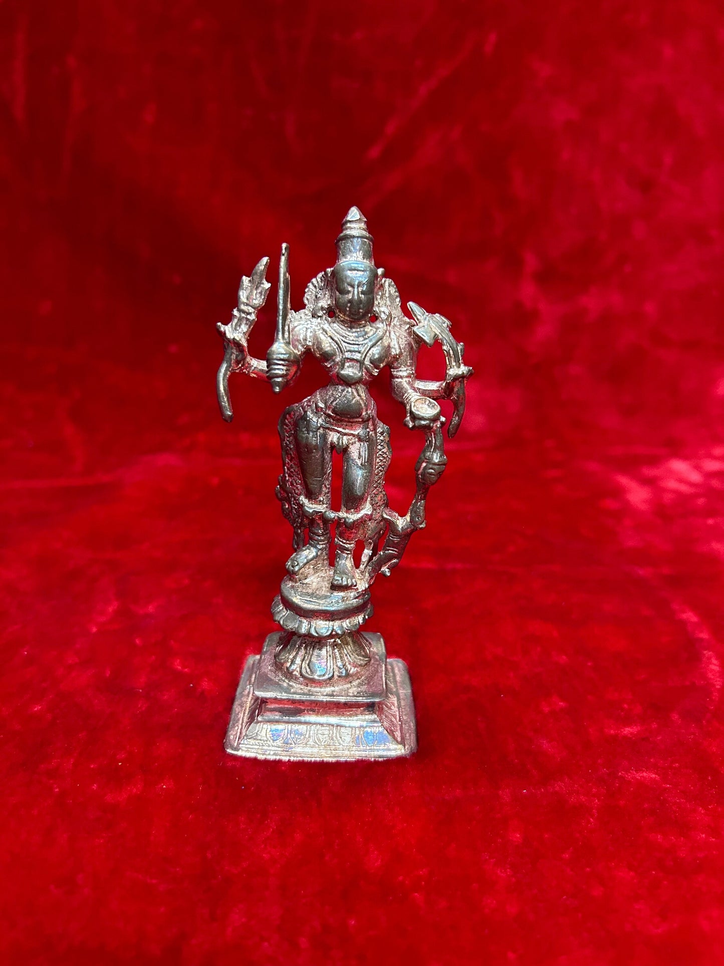 Copper idol of veerabhadra swamy