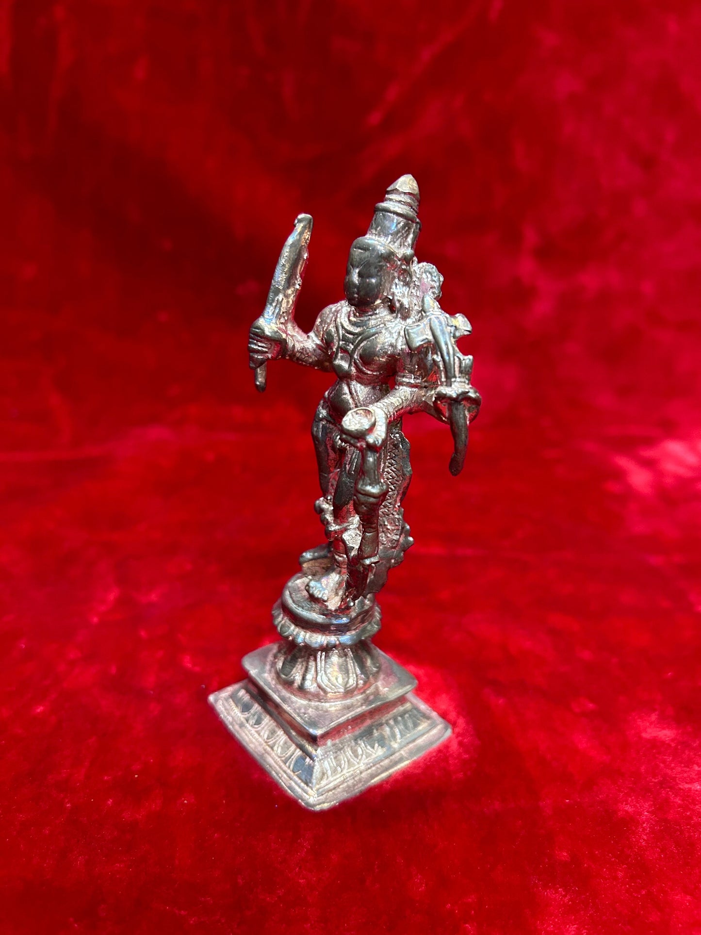 copper casted idol of Kalabhairava