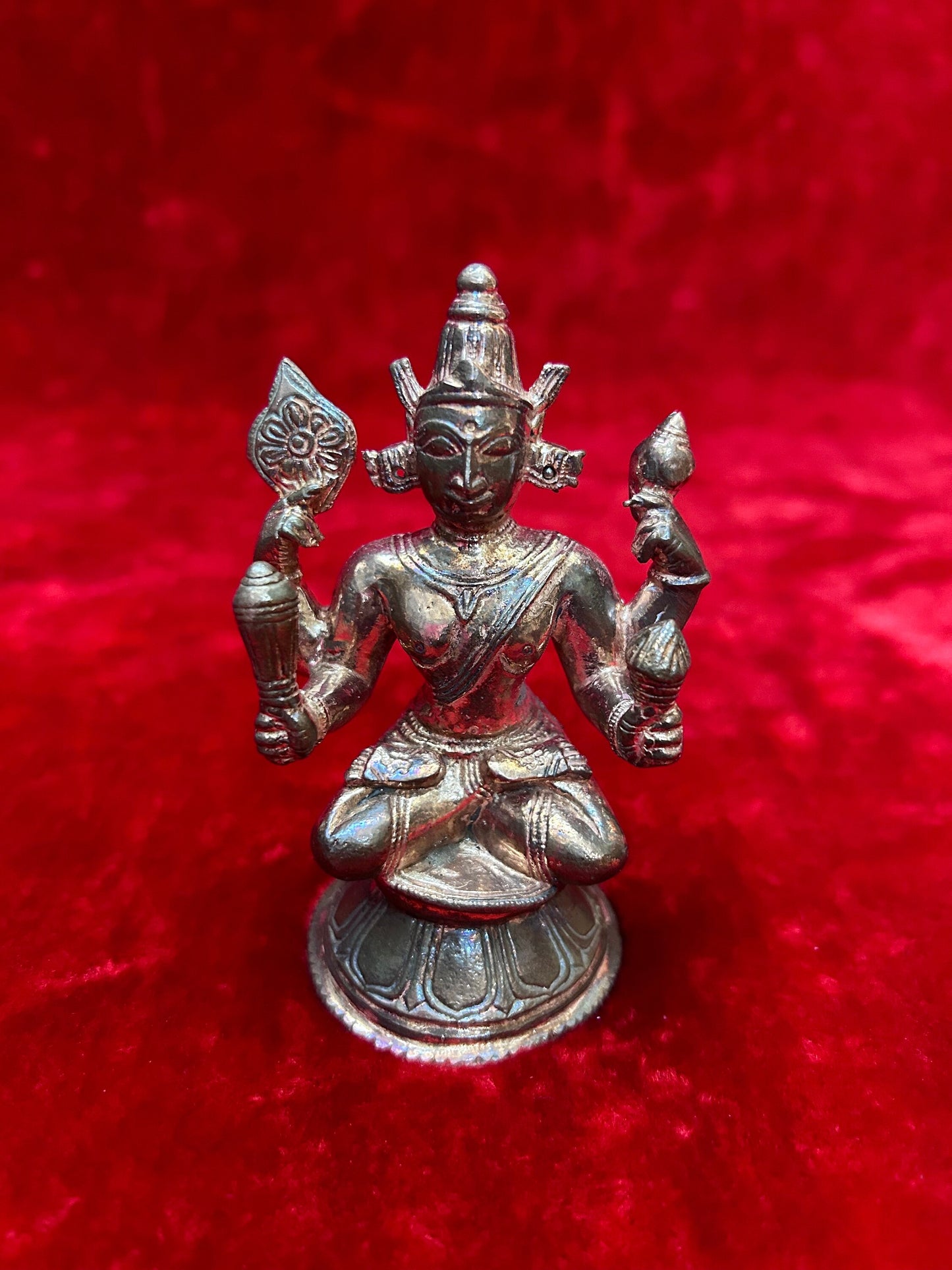 copper made odisha style vishnu / odisha style narayana