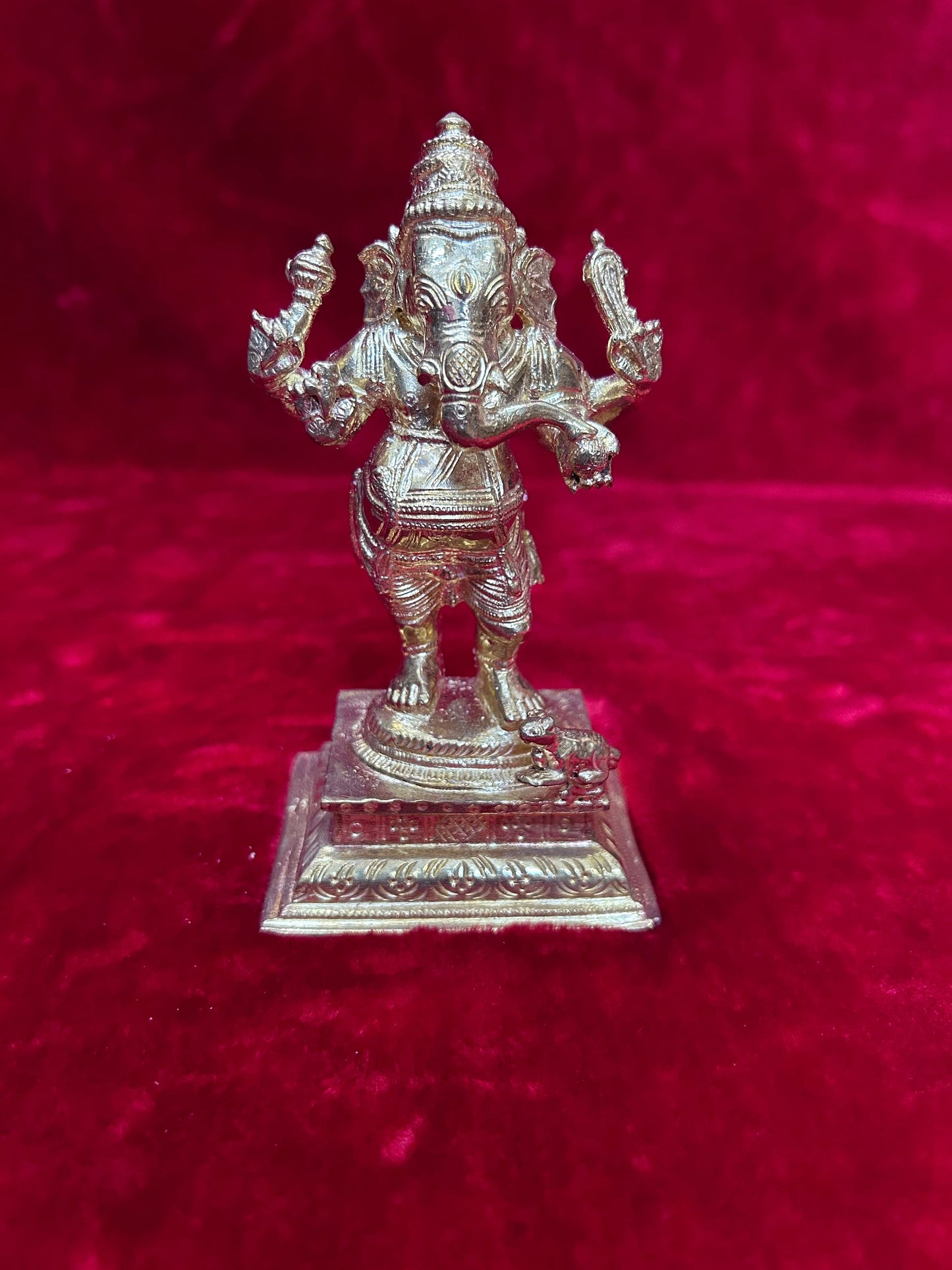 Panchaloha casted standing ganesha/ Vinayaka/ Chathurthi