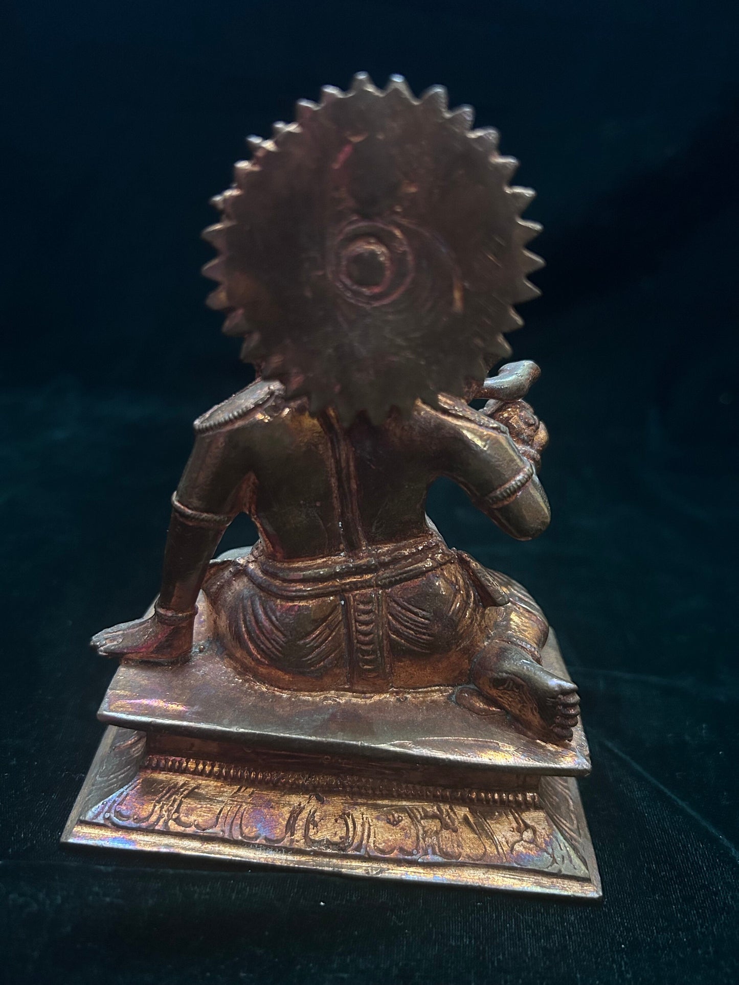 Prasiddh copper idol present copper idol of ganesha