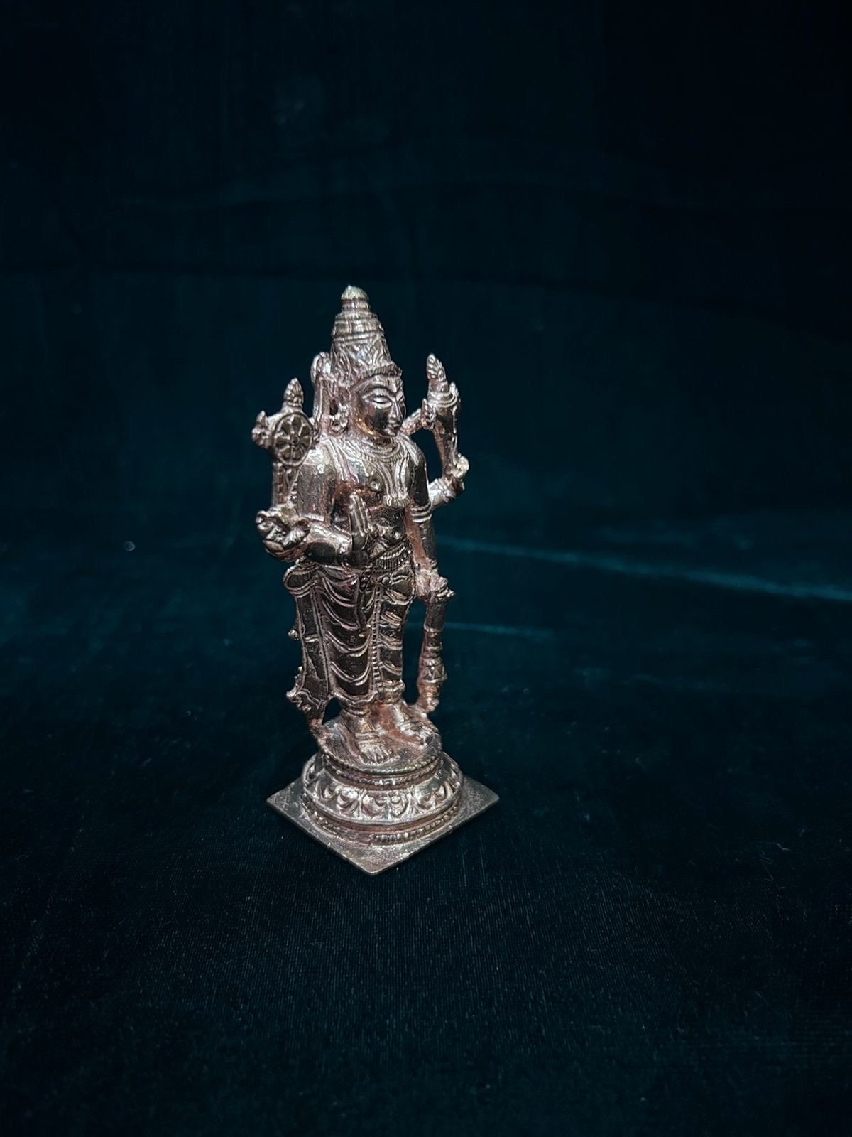 prasiddh copper idols present copper idol of ranganatha swamy / vishnu / balaji