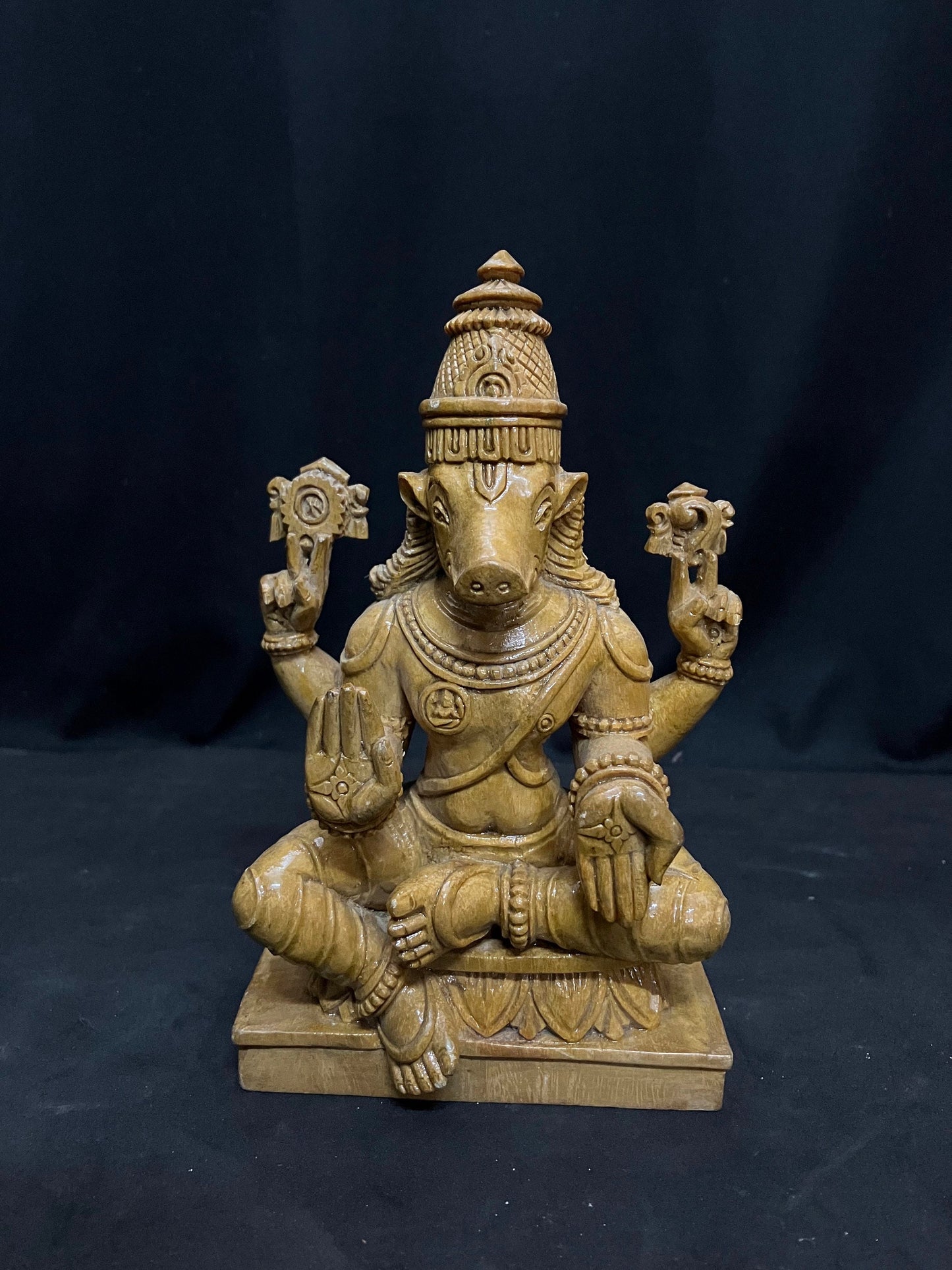 White teak made varaha swamy idol