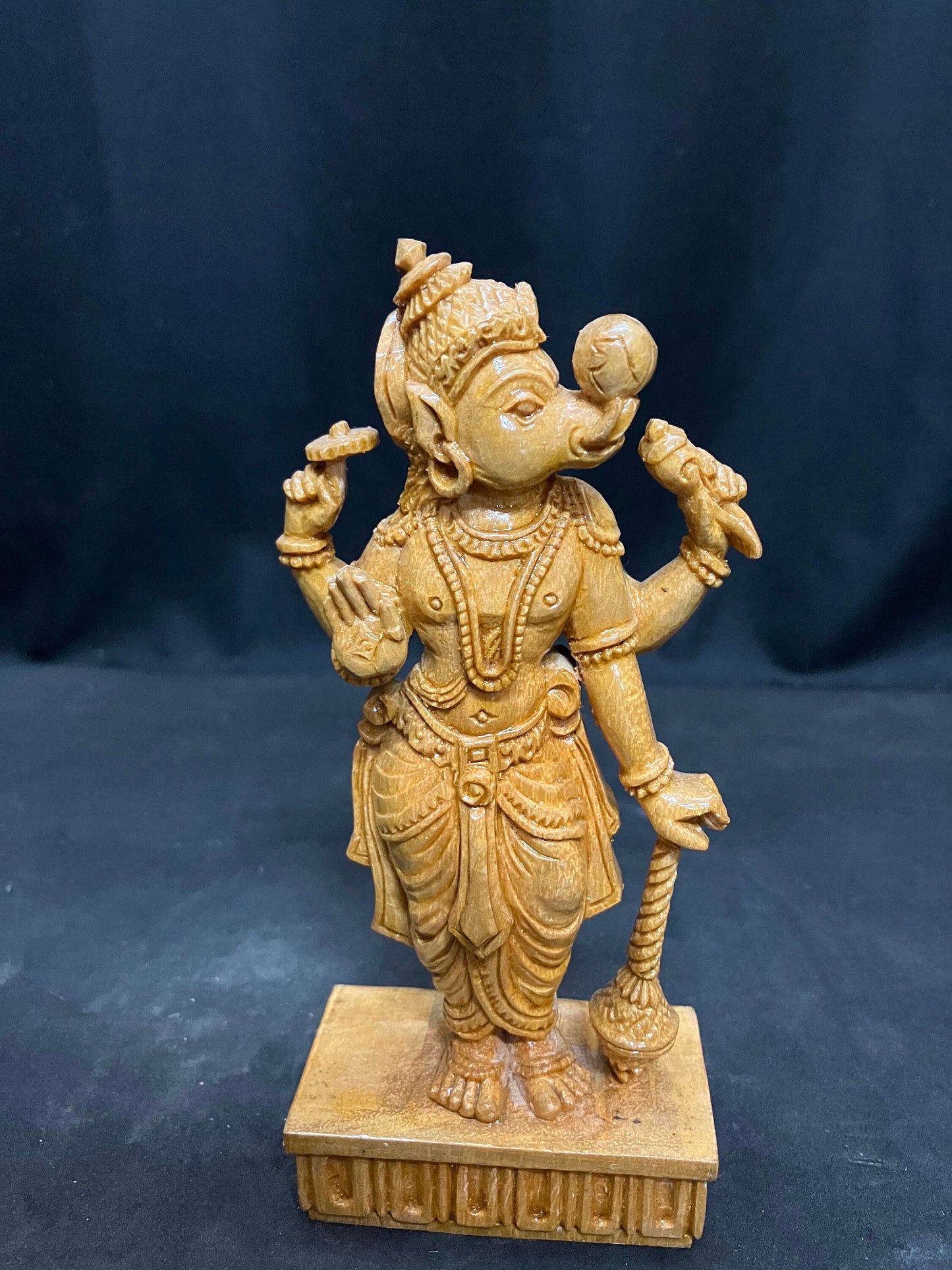 White teak made bhu varaha swamy idol