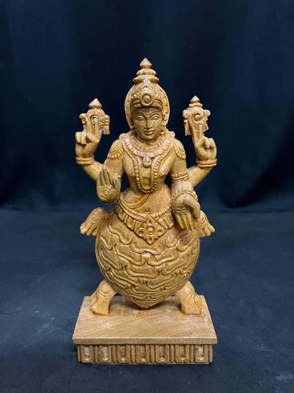 White teak made koorma moorthy/ kurma murthy idol