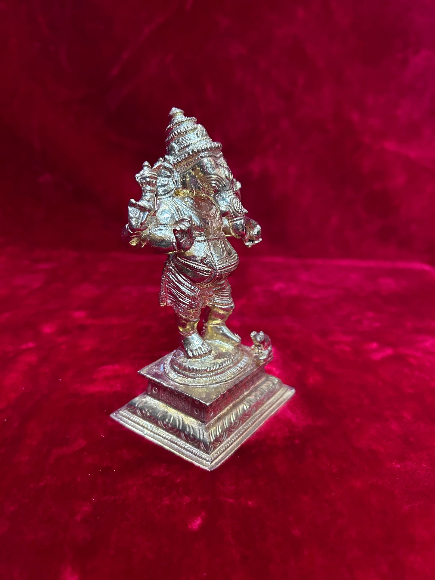 Panchaloha casted standing ganesha/ Vinayaka/ Chathurthi