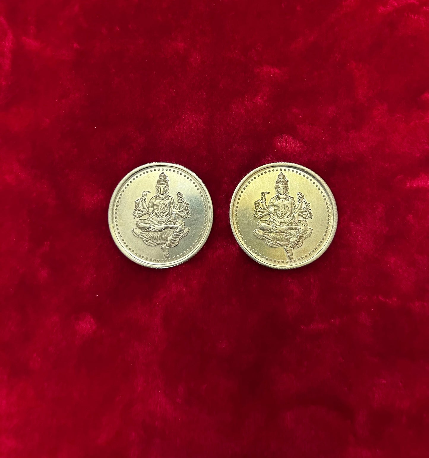 Brass made varahi coin set of 2 pcs