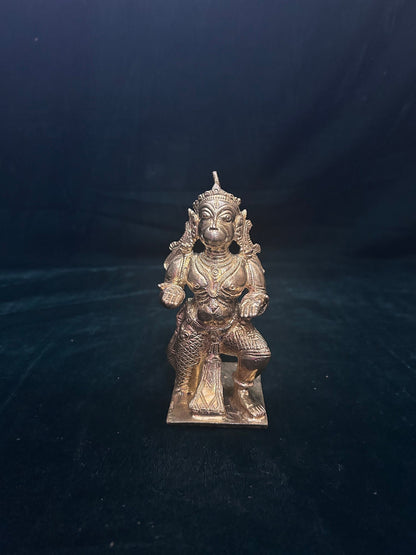 Prasiddh copper idols presents panchaloha idol of hanumantha vahana / hanuman vahana