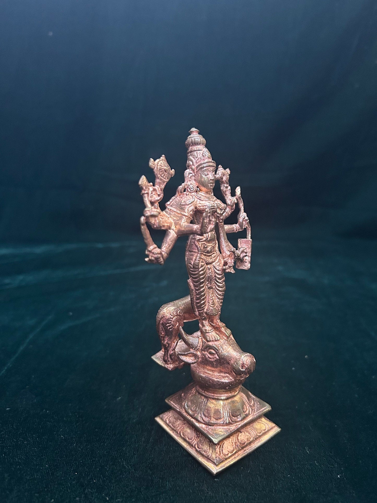 Prasiddh copper idols presents Copper idol of pattishwaran durga / patteeswaran durga