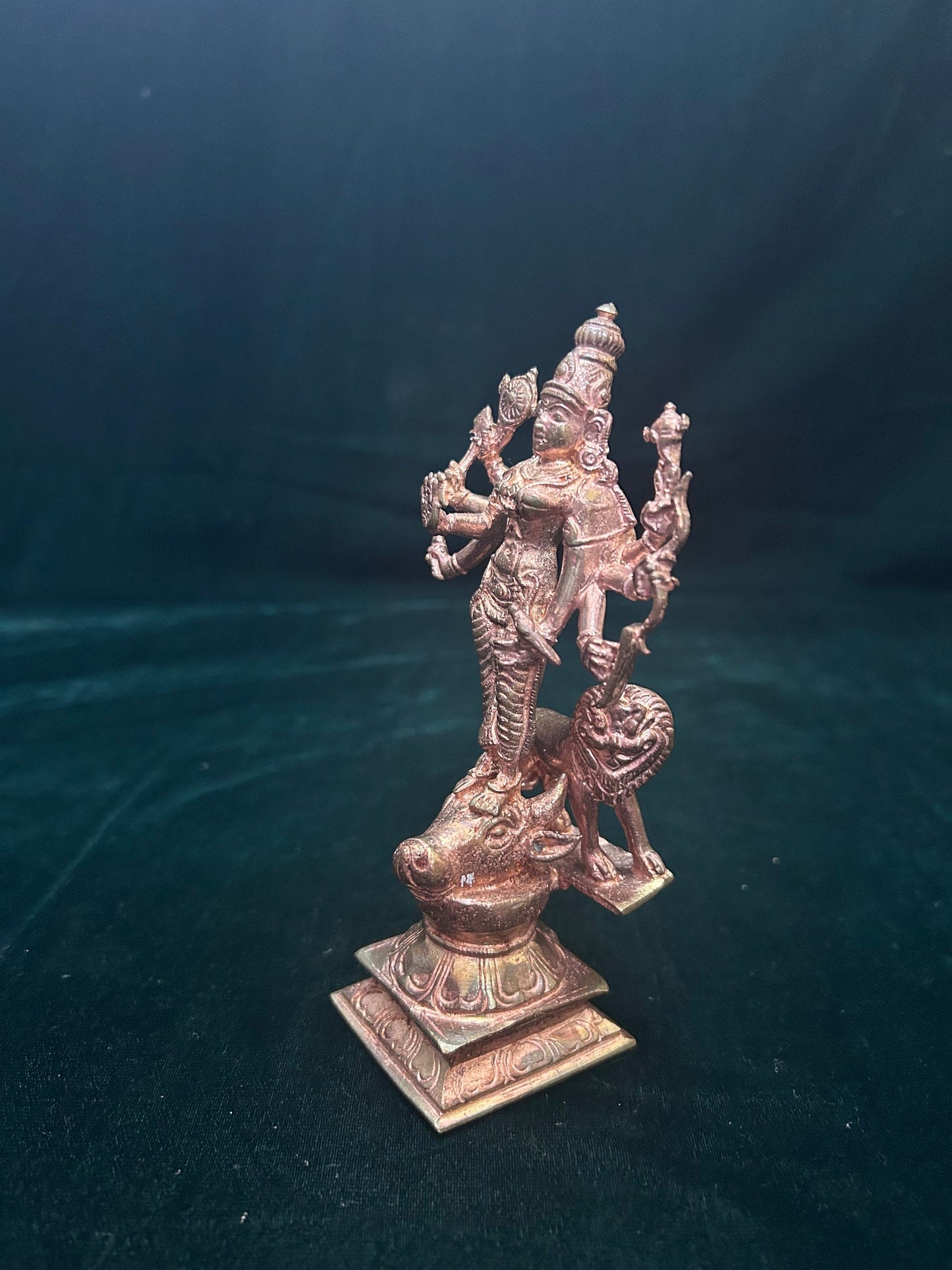 Prasiddh copper idols presents Copper idol of pattishwaran durga / patteeswaran durga