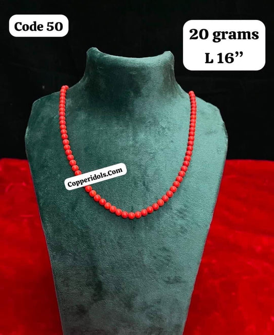 Taiwan coral chain round shaped