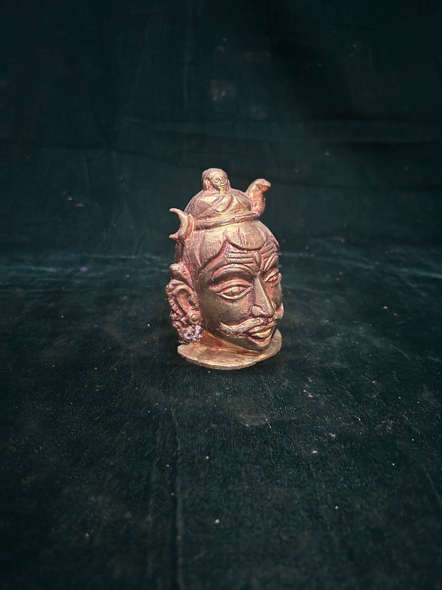 Prasiddh copper idol presents panchaloha idol of mukhalinga/shiva face