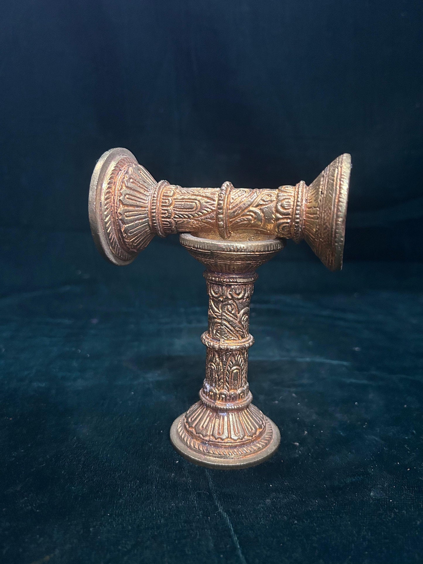 Prasiddh copper idol present panchaloha pillar lamp