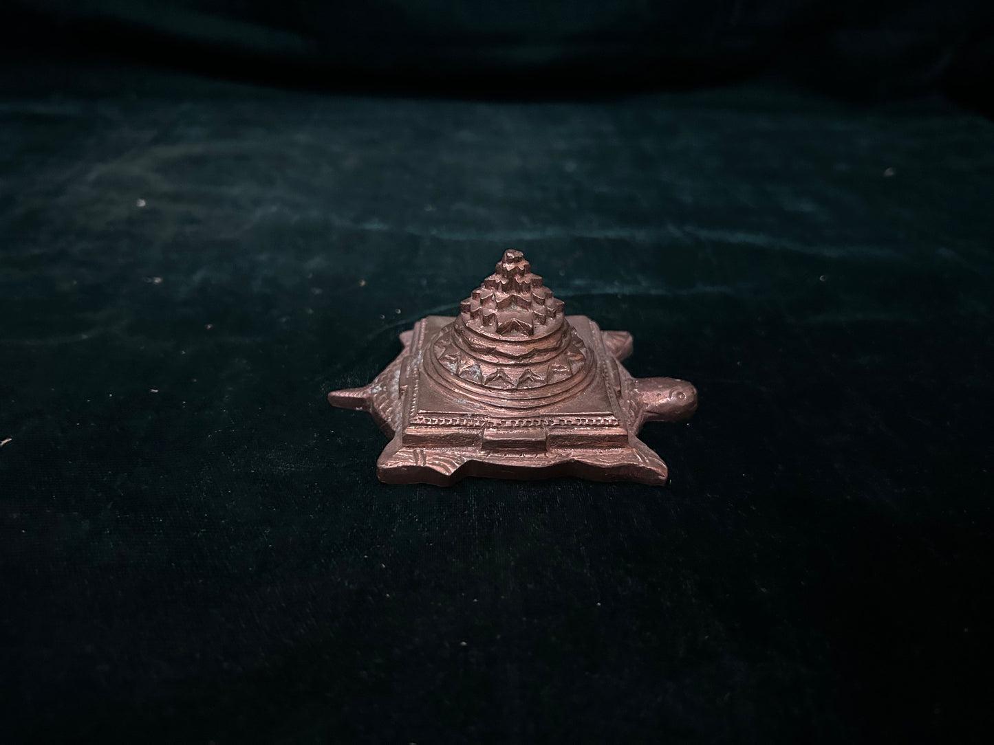 Prasiddh copper idol present copper idol of meru on shree yantra