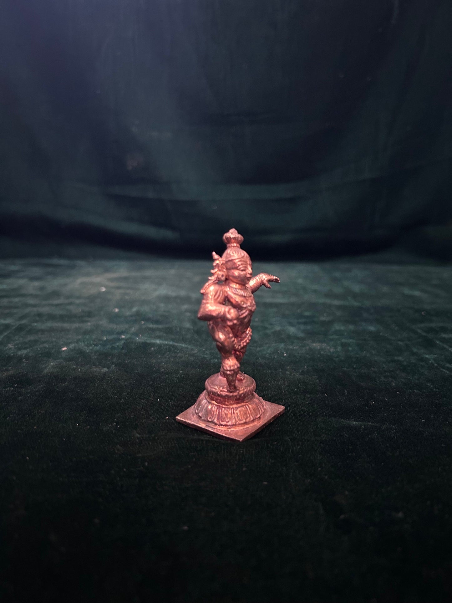 Prasiddh copper idol present copper idol of butter ball krishna