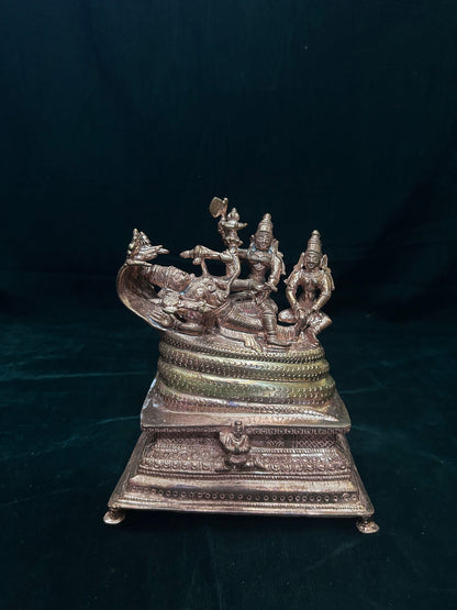 Copper made Sri Ananthapadmanaba Swamy / Sri Vishnu