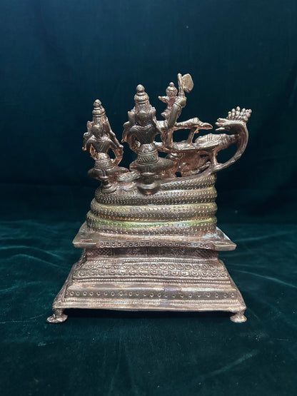 Copper made Sri Ananthapadmanaba Swamy / Sri Vishnu