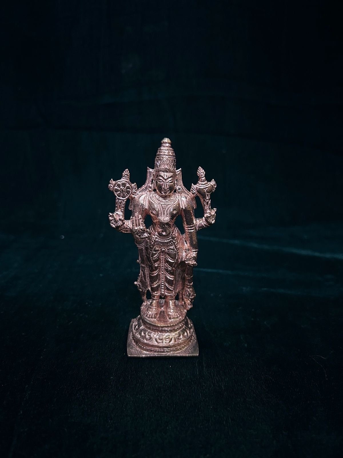 prasiddh copper idols present copper idol of ranganatha swamy / vishnu / balaji