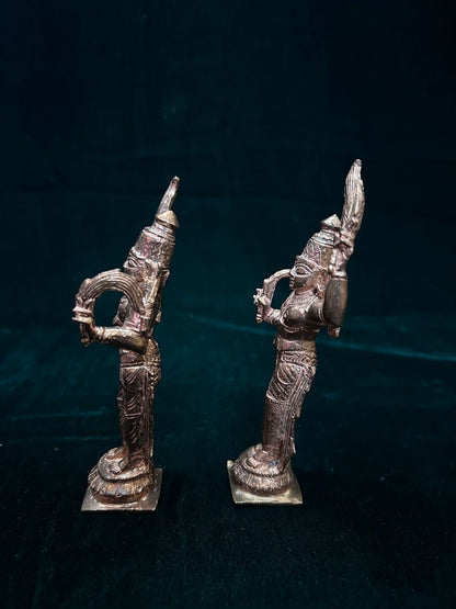 prasiddh copper idols present bharata shatrugna