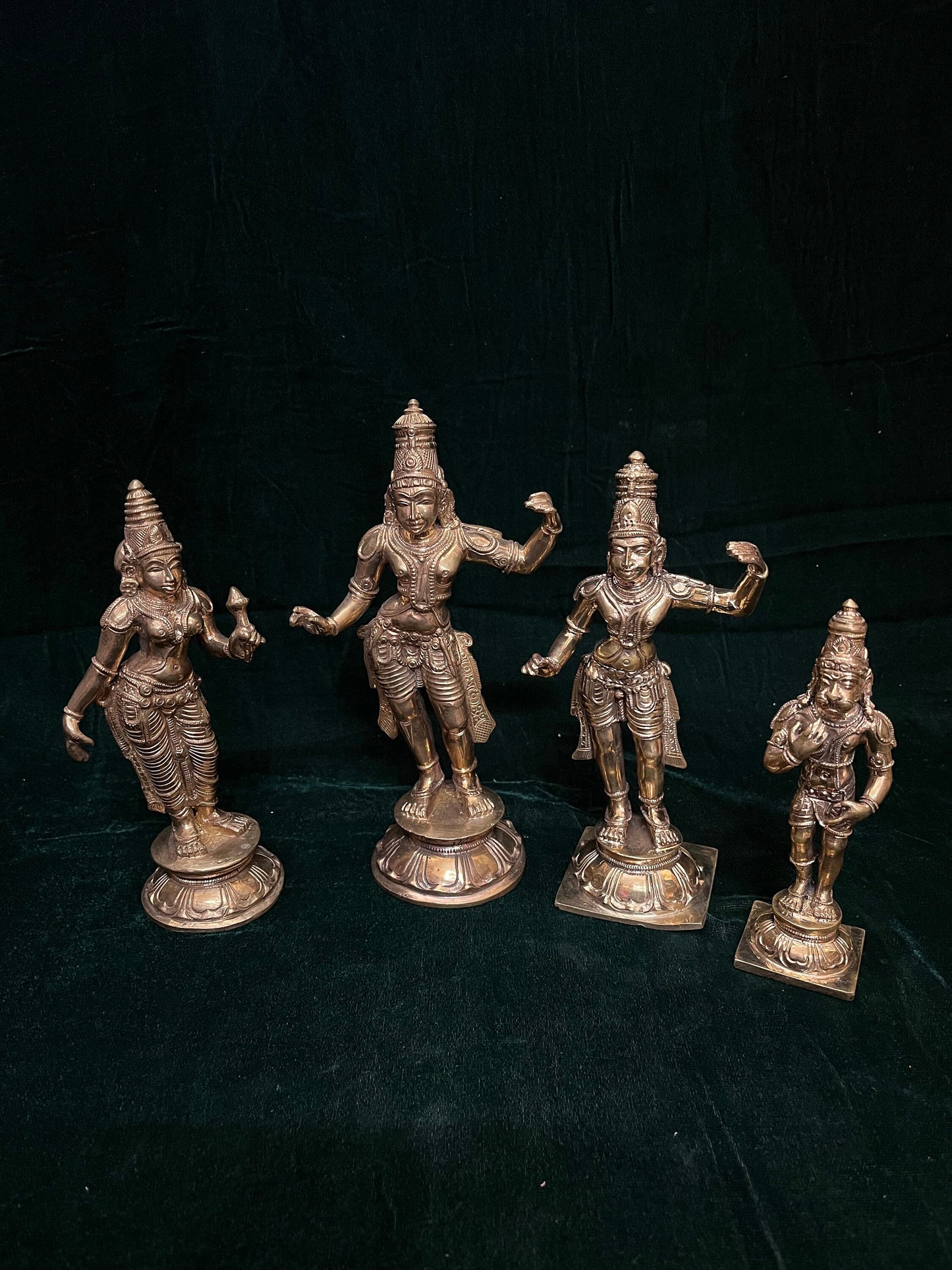 Panchaloha handcrafted Sri Ram Parivara/ Rama set / rama parivara