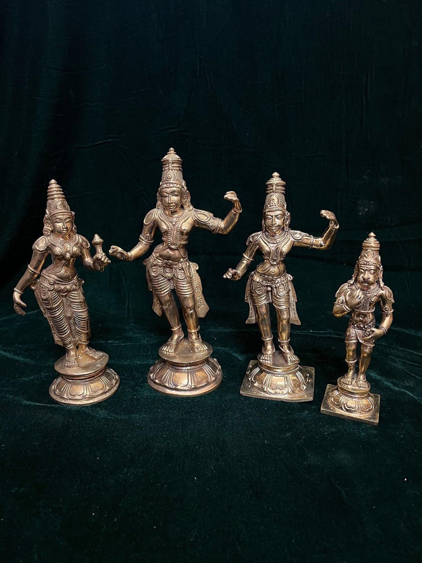 Panchaloha handcrafted Sri Ram Parivara/ Rama set / rama parivara