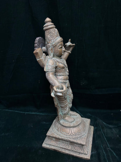 Vintage bronze cast Shri rama swamy