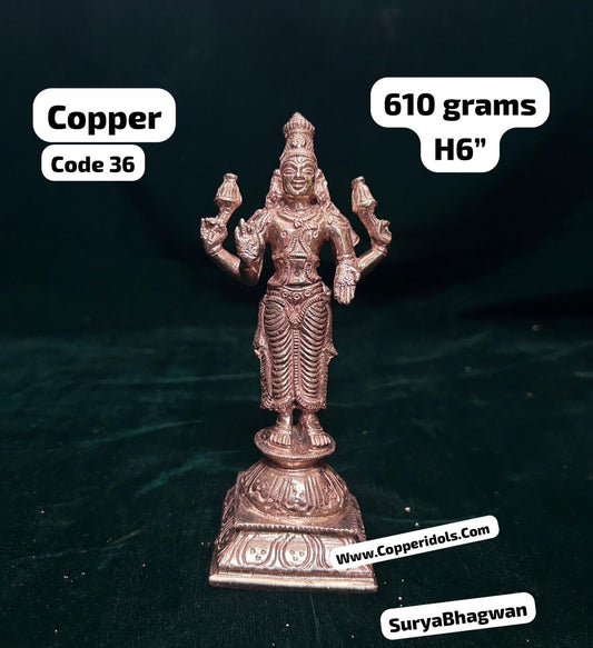 Copper made surya narayana / Suryanarayana