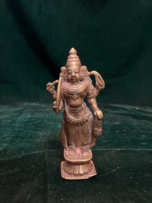 Vinatge bronze casted Veerabhadra swamy idol