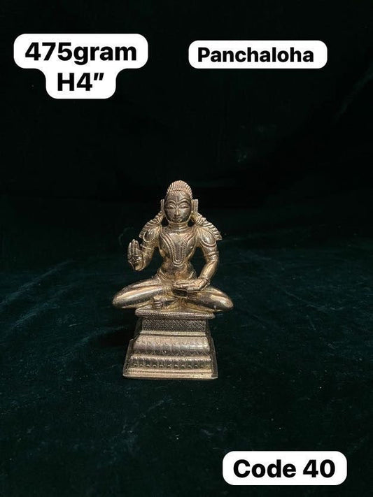 Prasiddh copper idols presents panchaloha idol of nammalvar munigal