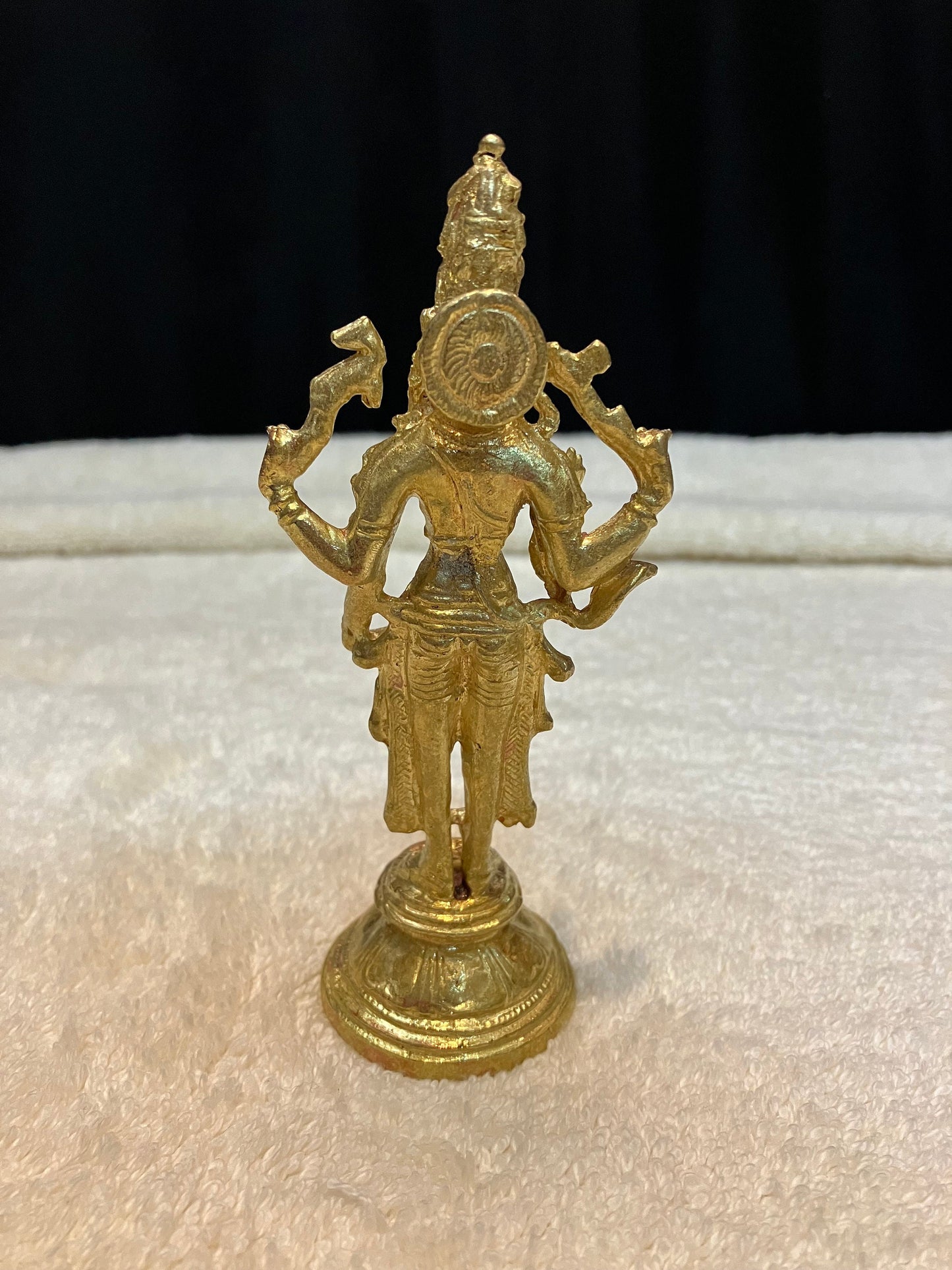 Prasiddh copper idols presents panchaloha idol of standing shiva / chandrashekara