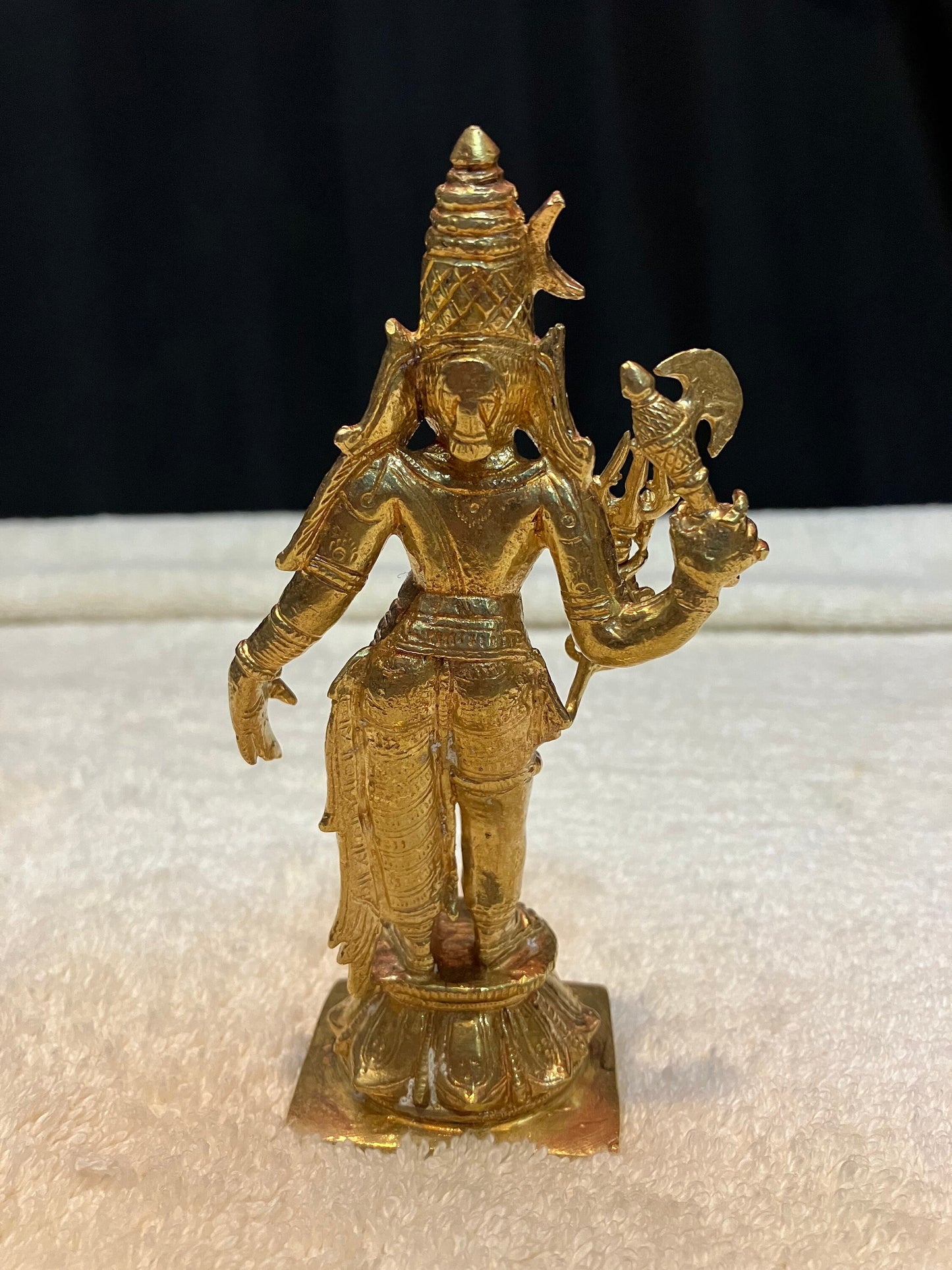 Prasiddh copper idols presents panchaloha idol of Ardhanareeshvara / ardhanarishvara idol / shivashakti