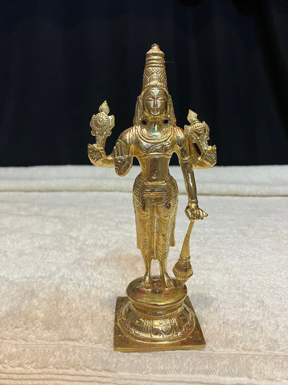 Prasiddh copper idol present panchaloha idol of ranganatha swamy / srirangam style vishnu