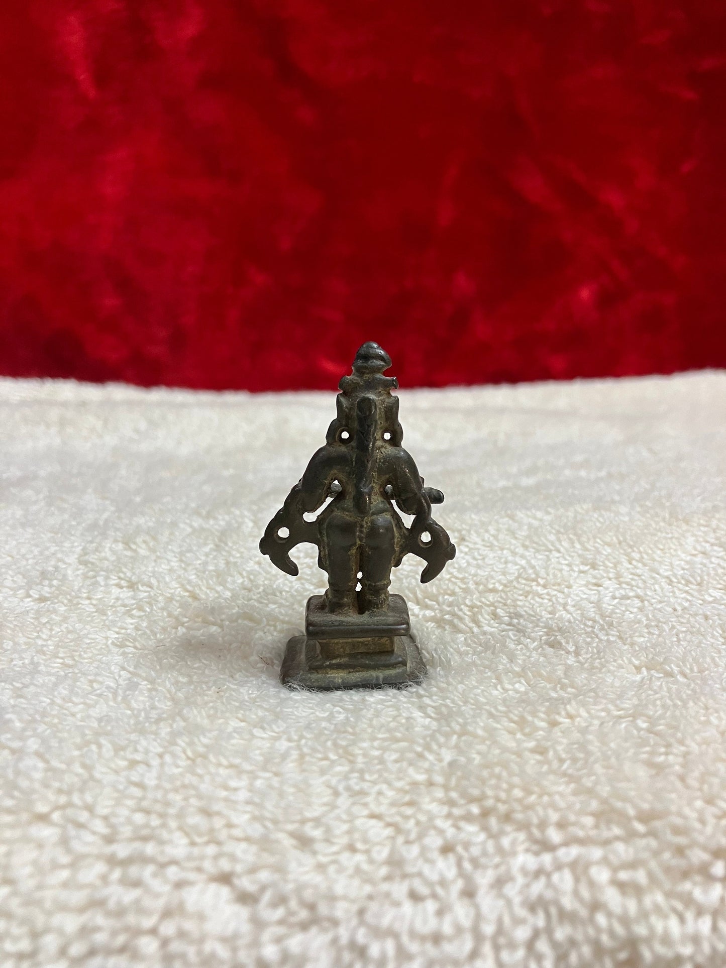 Vintage bronze idol of standing annapoorneshwari / annapurna