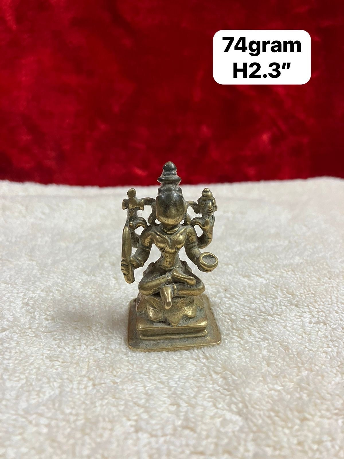 Vintage bronze idol of mariamma / mariyamma