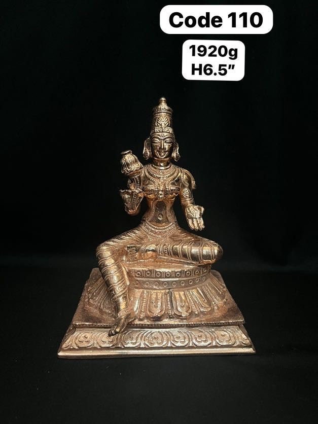 Copper casted Padmavati thayar/ Padmavathi amma