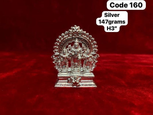 Silver casted Garudaruda srinivasa swamy with consorts